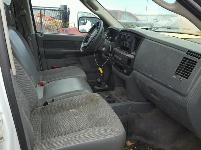 1D7KS28D66J233105 - 2006 DODGE RAM 2500 S WHITE photo 5