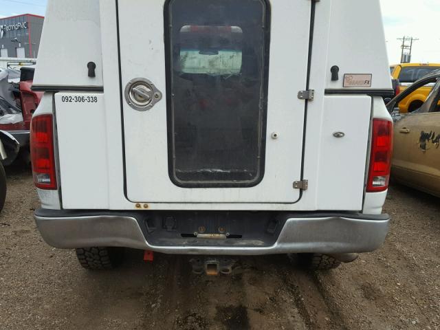 1D7KS28D66J233105 - 2006 DODGE RAM 2500 S WHITE photo 9