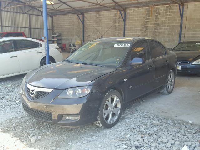 JM1BK323871622099 - 2007 MAZDA 3 S BLACK photo 2