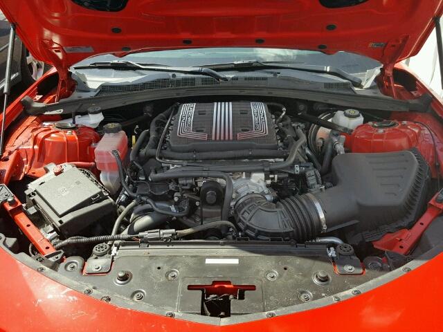 1G1FJ1R61H0173812 - 2017 CHEVROLET CAMARO ZL1 RED photo 7