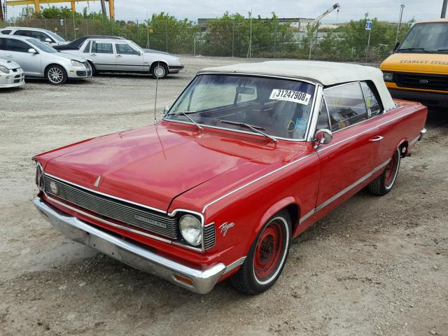 A7KA77A105561 - 1967 AMERICAN MOTORS RAMBLER RED photo 2