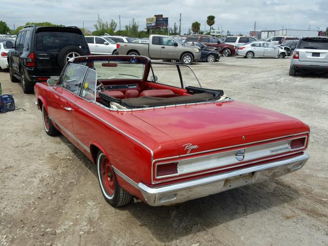 A7KA77A105561 - 1967 AMERICAN MOTORS RAMBLER RED photo 3