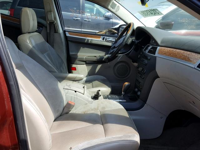 2A8GF78X67R219383 - 2007 CHRYSLER PACIFICA L 栗色 照片 5