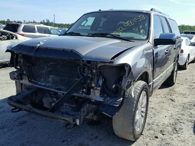 5LMJJ3H54CEL06539 - 2012 LINCOLN NAVIGATOR ნაცრისფერი ფოტო 2