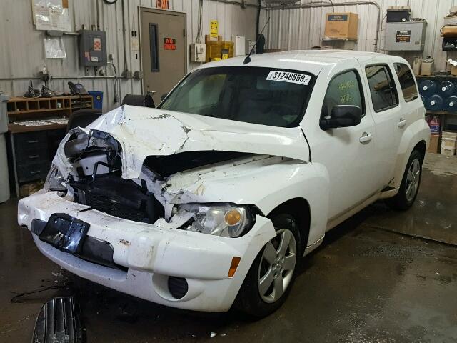 3GNBAADB5AS580922 - 2010 CHEVROLET HHR LS WHITE photo 2