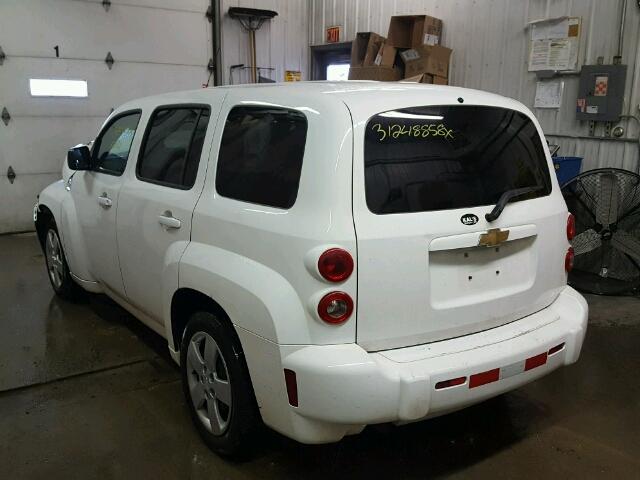 3GNBAADB5AS580922 - 2010 CHEVROLET HHR LS WHITE photo 3