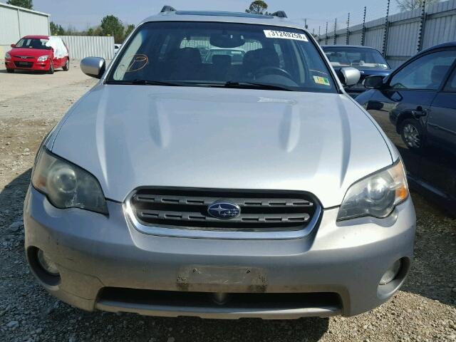 4S4BP62CX57393773 - 2005 SUBARU LEGACY OUT SILVER photo 9