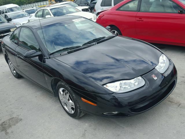 1G8ZY12712Z276180 - 2002 SATURN SC2 BLACK photo 1
