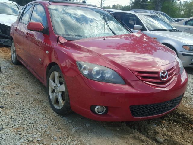 JM1BK343851227866 - 2005 MAZDA 3 HATCHBAC RED photo 1