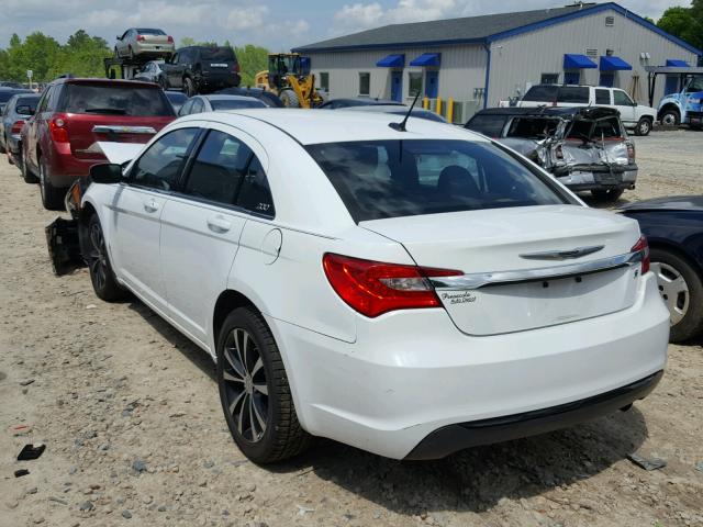 1C3CCBBB5DN570975 - 2013 CHRYSLER 200 TOURIN WHITE photo 3