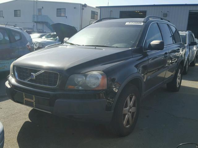 YV1CZ592151148335 - 2005 VOLVO XC90 BLACK photo 2