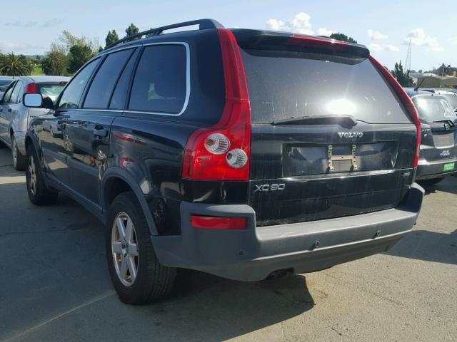 YV1CZ592151148335 - 2005 VOLVO XC90 BLACK photo 3