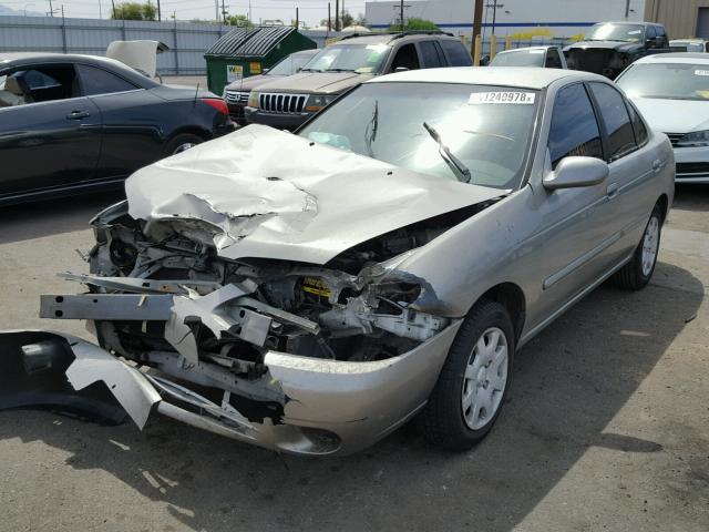 3N1CB51D01L482899 - 2001 NISSAN SENTRA XE TAN photo 2