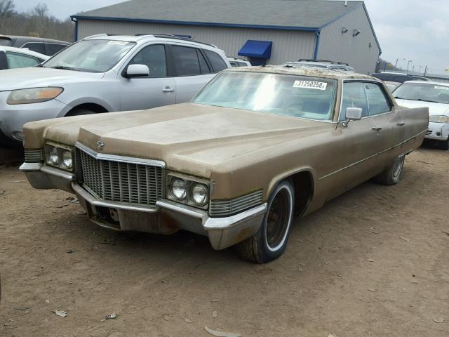 B0144789 - 1970 CADILLAC DEVILLE GOLD photo 2