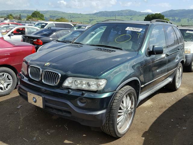 WBAFB334XYLH03538 - 2000 BMW X5 4.4I BLACK photo 2