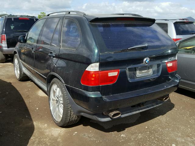 WBAFB334XYLH03538 - 2000 BMW X5 4.4I BLACK photo 3