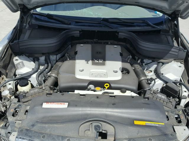 JNKAJ09F98M350268 - 2008 INFINITI EX35 BASE SILVER photo 7