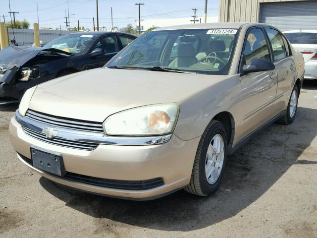 1G1ZT52845F110898 - 2005 CHEVROLET MALIBU LS GOLD photo 2