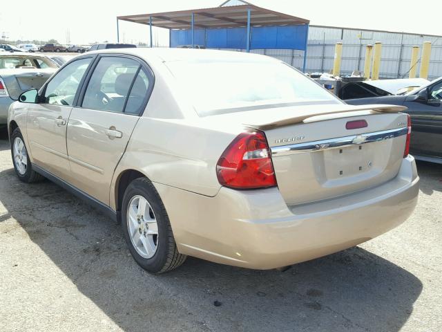 1G1ZT52845F110898 - 2005 CHEVROLET MALIBU LS GOLD photo 3