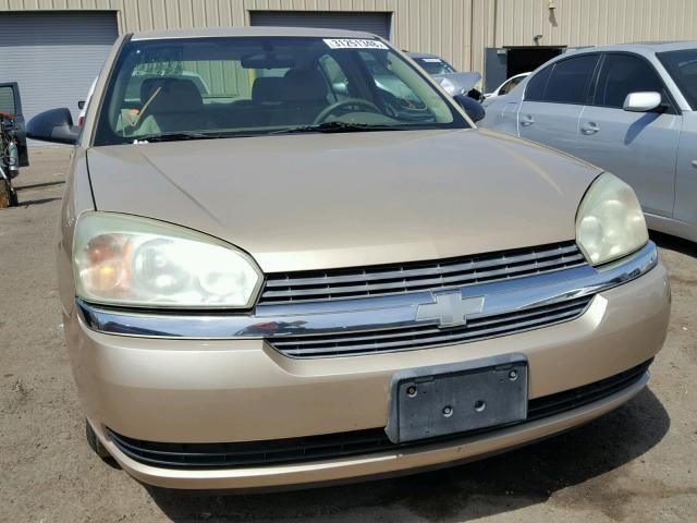 1G1ZT52845F110898 - 2005 CHEVROLET MALIBU LS GOLD photo 9