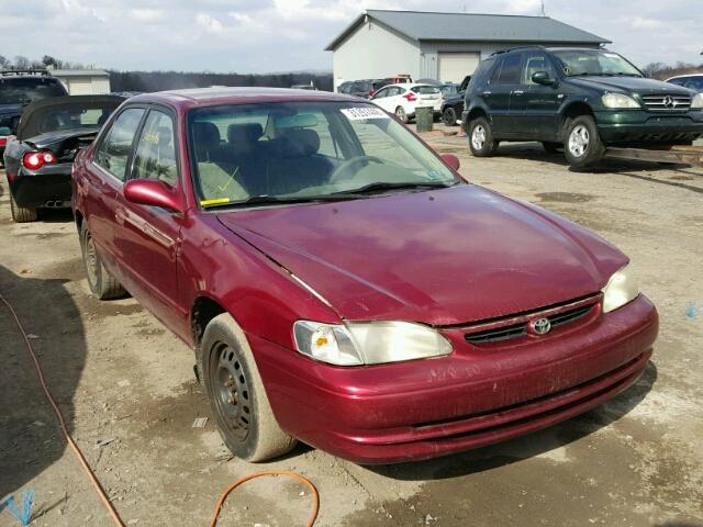 2T1BR12E6YC282112 - 2000 TOYOTA COROLLA VE BURGUNDY photo 1