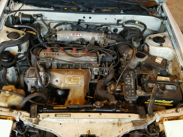 JT2ST66C8K7304412 - 1989 TOYOTA CELICA ST WHITE photo 7