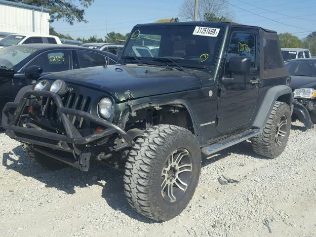 1J4AA2D11AL193074 - 2010 JEEP WRANGLER S GREEN photo 2