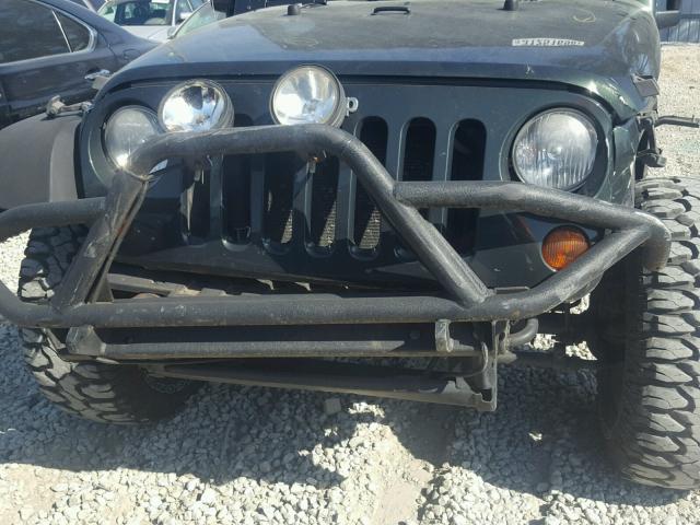 1J4AA2D11AL193074 - 2010 JEEP WRANGLER S GREEN photo 9