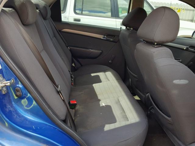 KL1TD56658B259763 - 2008 CHEVROLET AVEO BASE Mavi foto 6