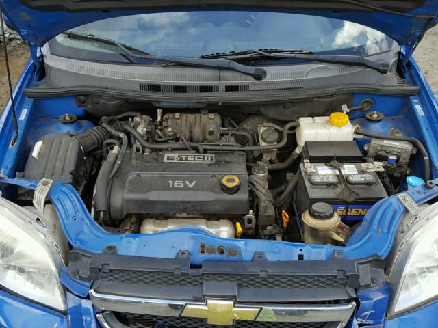 KL1TD56658B259763 - 2008 CHEVROLET AVEO BASE Mavi foto 7