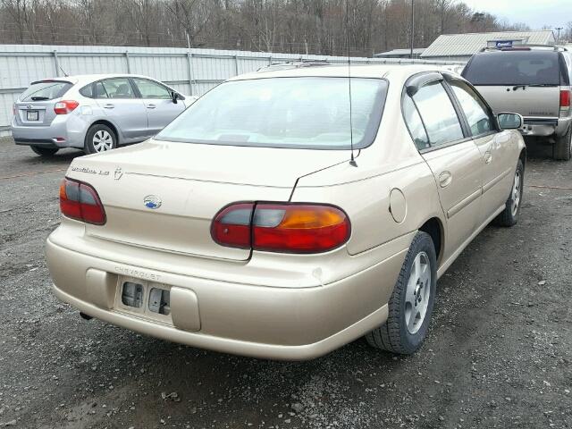 1G1NE52J03M522563 - 2003 CHEVROLET MALIBU LS 金色 照片 4