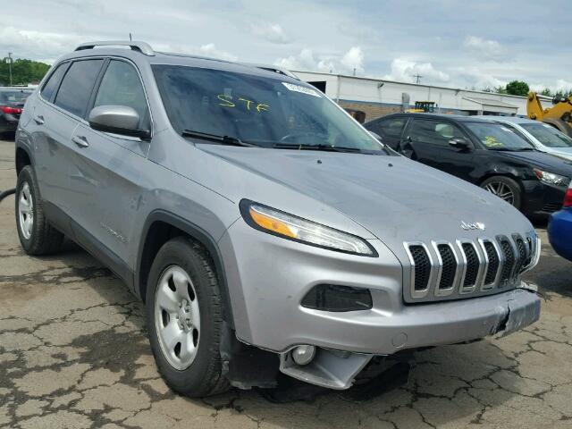 1C4PJMDB2EW130106 - 2014 JEEP CHEROKEE SILVER photo 1