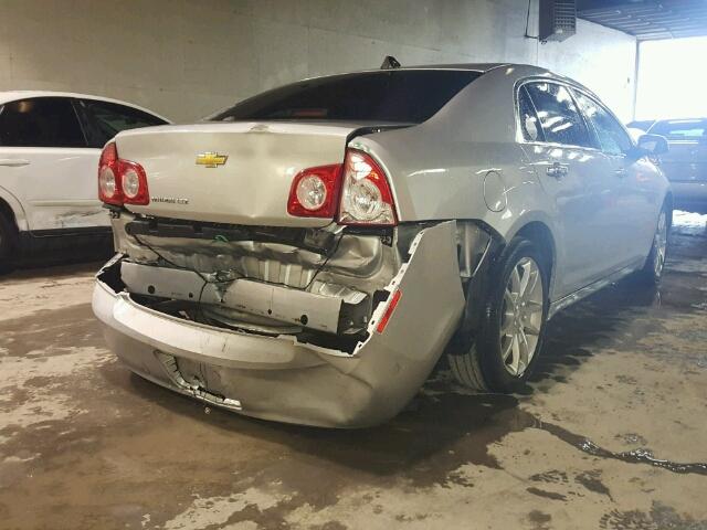 1G1ZE5E08CF110349 - 2012 CHEVROLET MALIBU LTZ 银色 照片 4