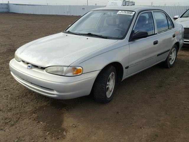 1Y1SK52871Z413335 - 2001 CHEVROLET GEO PRIZM 银色 照片 2