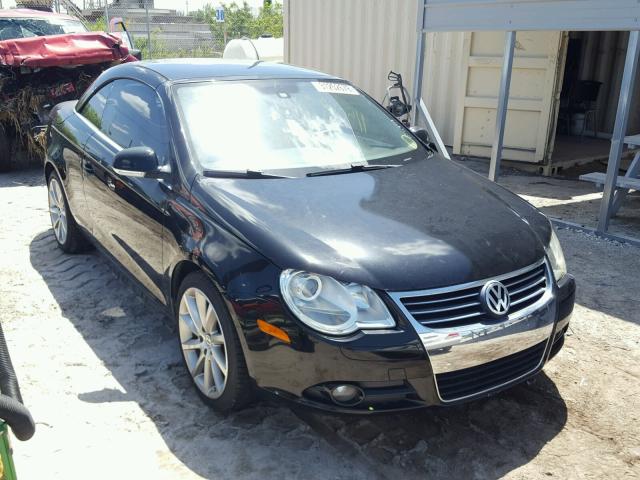 WVWDB71F17V021881 - 2007 VOLKSWAGEN EOS 3.2L S 黑色 照片 1
