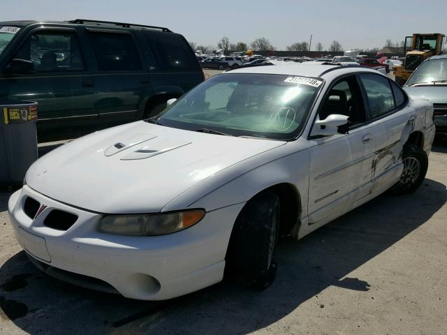 1G2WP52K81F145422 - 2001 PONTIAC GRAND PRIX Ақ фото 2