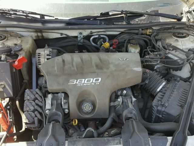 1G2WP52K81F145422 - 2001 PONTIAC GRAND PRIX Ақ фото 7