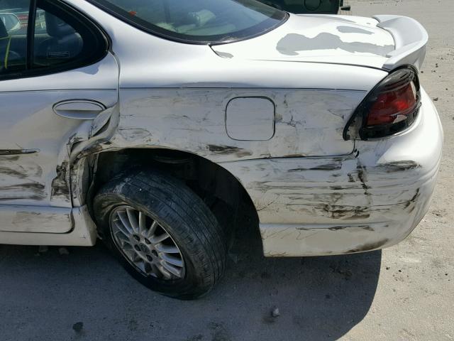 1G2WP52K81F145422 - 2001 PONTIAC GRAND PRIX Ақ фото 9