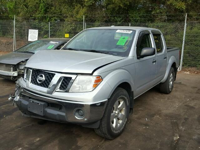 1N6AD0ER1BC403614 - 2011 NISSAN FRONTIER S SILVER photo 2