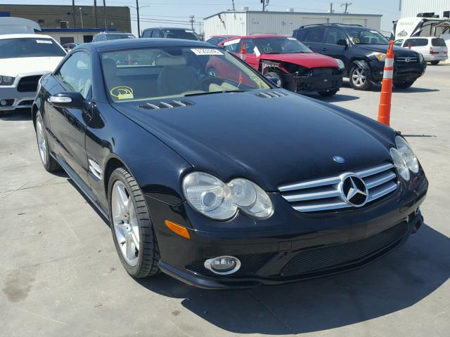 WDBSK71F77F125517 - 2007 MERCEDES-BENZ SL 550 BLACK photo 1