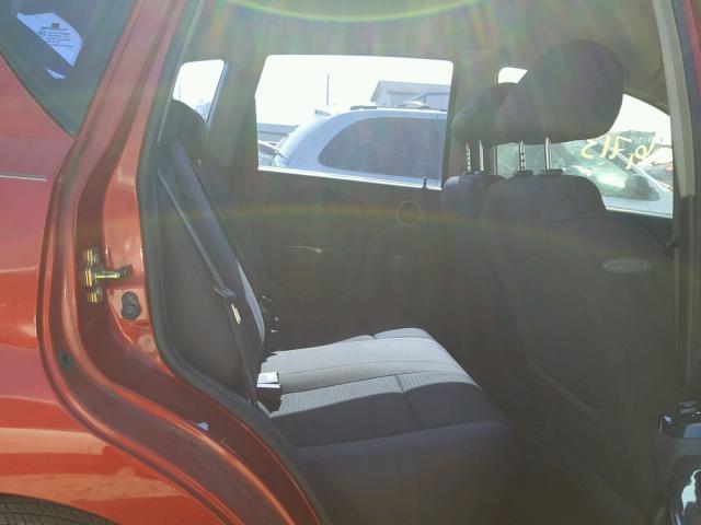 KL1TD66627B757844 - 2007 CHEVROLET AVEO BASE Kırmızı fotoğraf 6