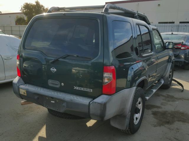 5N1ED28Y3YC510994 - 2000 NISSAN XTERRA GREEN photo 4