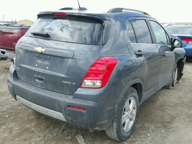 3GNCJLSB7GL280577 - 2016 CHEVROLET TRAX 1LT BLACK photo 4