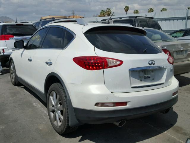 JNKAJ09E48M305178 - 2008 INFINITI EX35 BASE WHITE photo 3