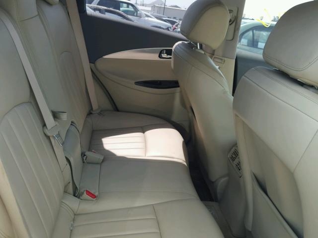 JNKAJ09E48M305178 - 2008 INFINITI EX35 BASE WHITE photo 6