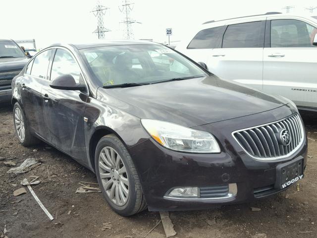 W04GN5EC2B1038028 - 2011 BUICK REGAL CXL PURPLE photo 1