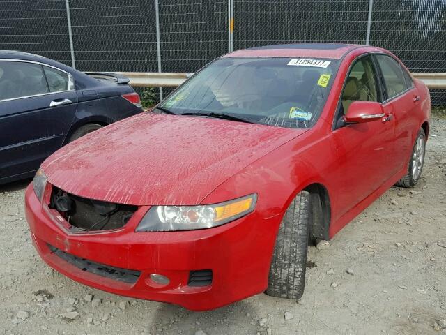 JH4CL96836C023252 - 2006 ACURA TSX RED photo 2