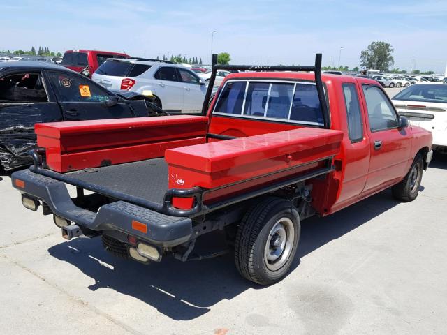 JT4VN93D5M5022952 - 1991 TOYOTA PICKUP 1/2 RED photo 4