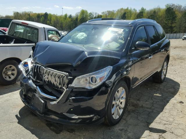 5GAKRCKD0EJ343443 - 2014 BUICK ENCLAVE BLACK photo 2