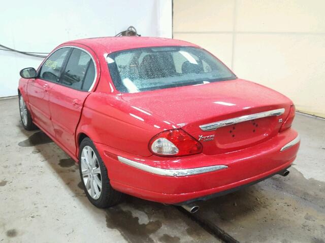 SAJEA51CX4WD80092 - 2004 JAGUAR X-TYPE 3.0 RED photo 3